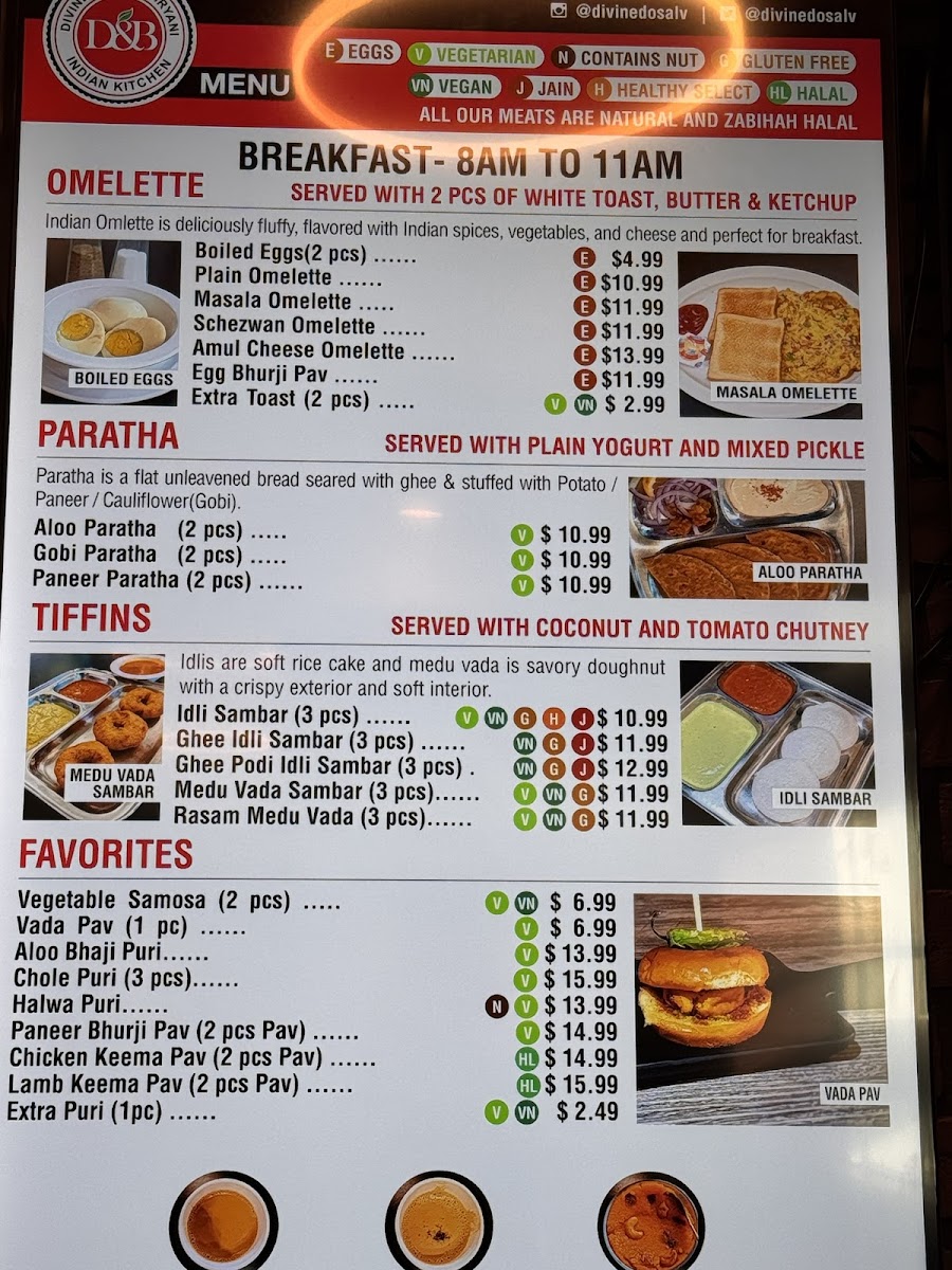 Divine Dosa & Biriyani - The Lassi Bar Menu - Image 5